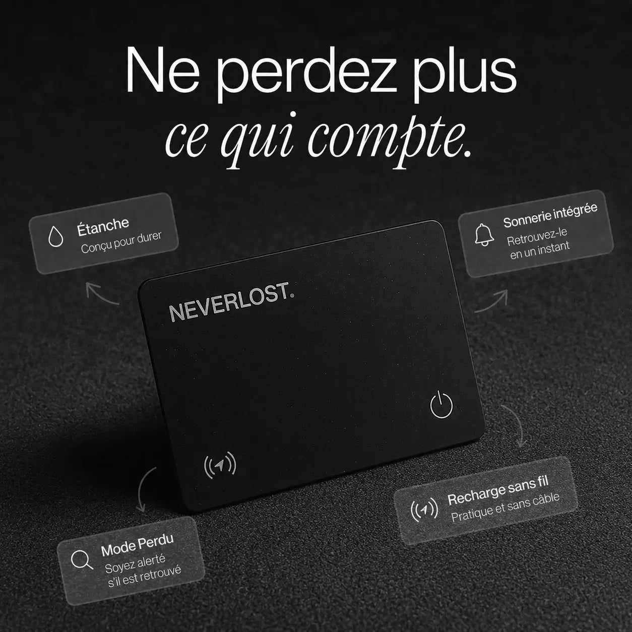 NeverLost™ — Carte de Localisation