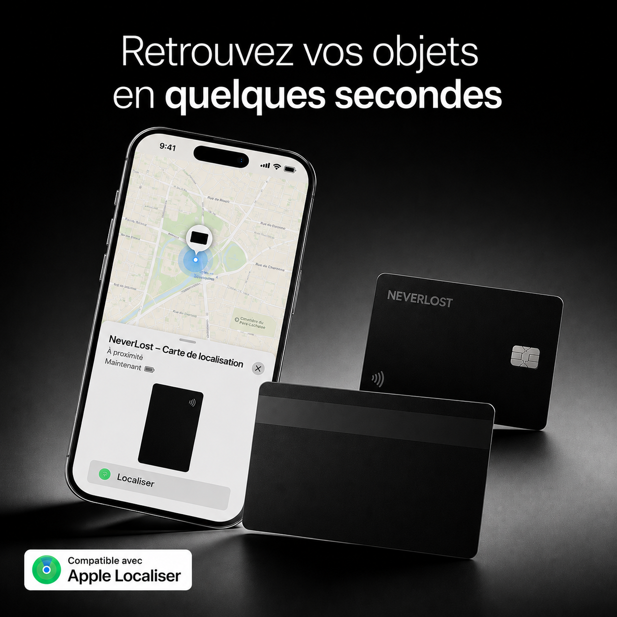 NeverLost™ | Retrouvez vos objets en quelques secondes